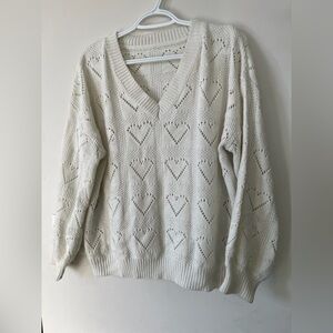 Adorable lightweight women’s v-neck sweater